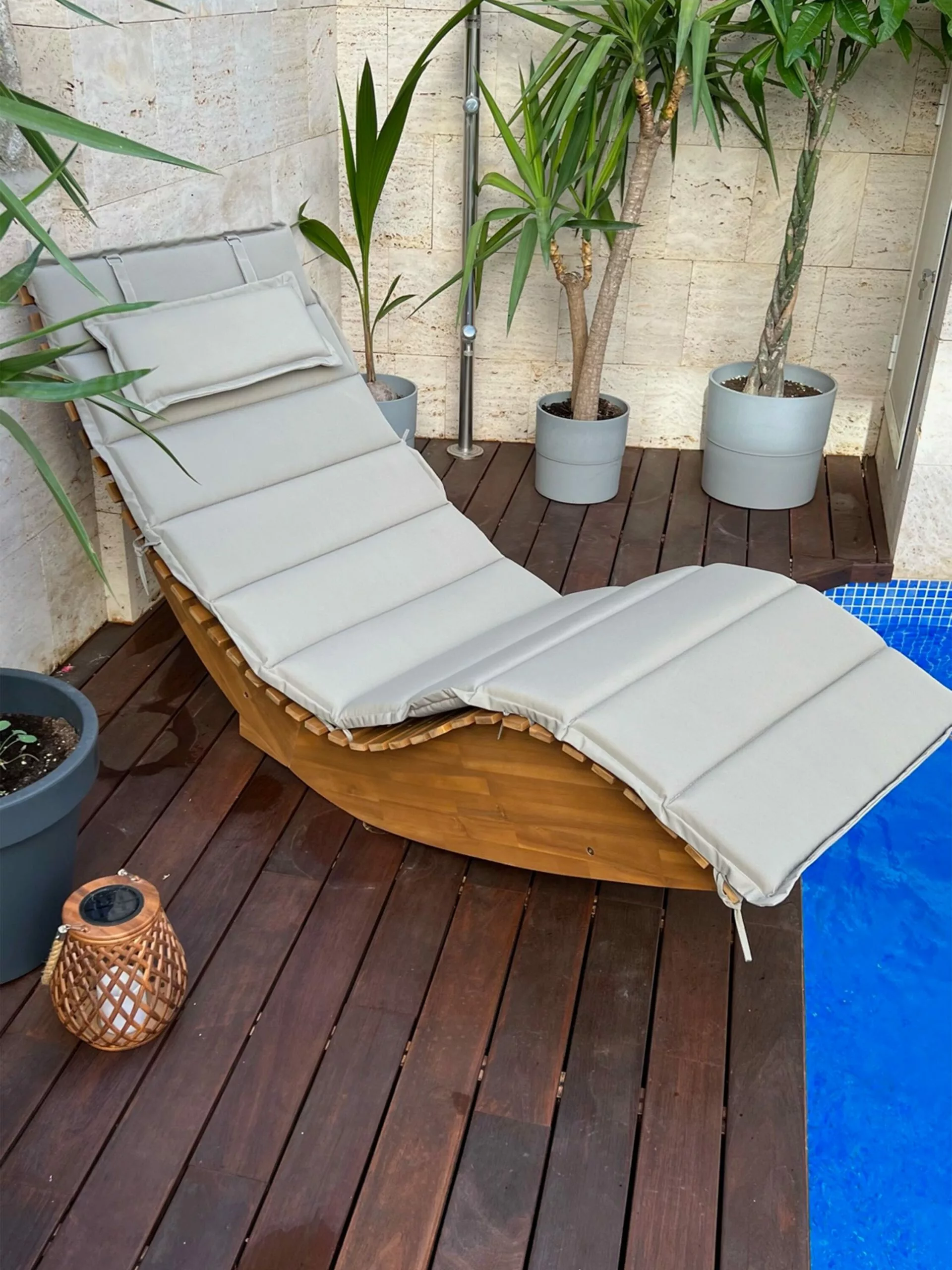 Beliani Lepotuoli Ruskeanharmaalla Pehmusteella BRESCIA - Image 4