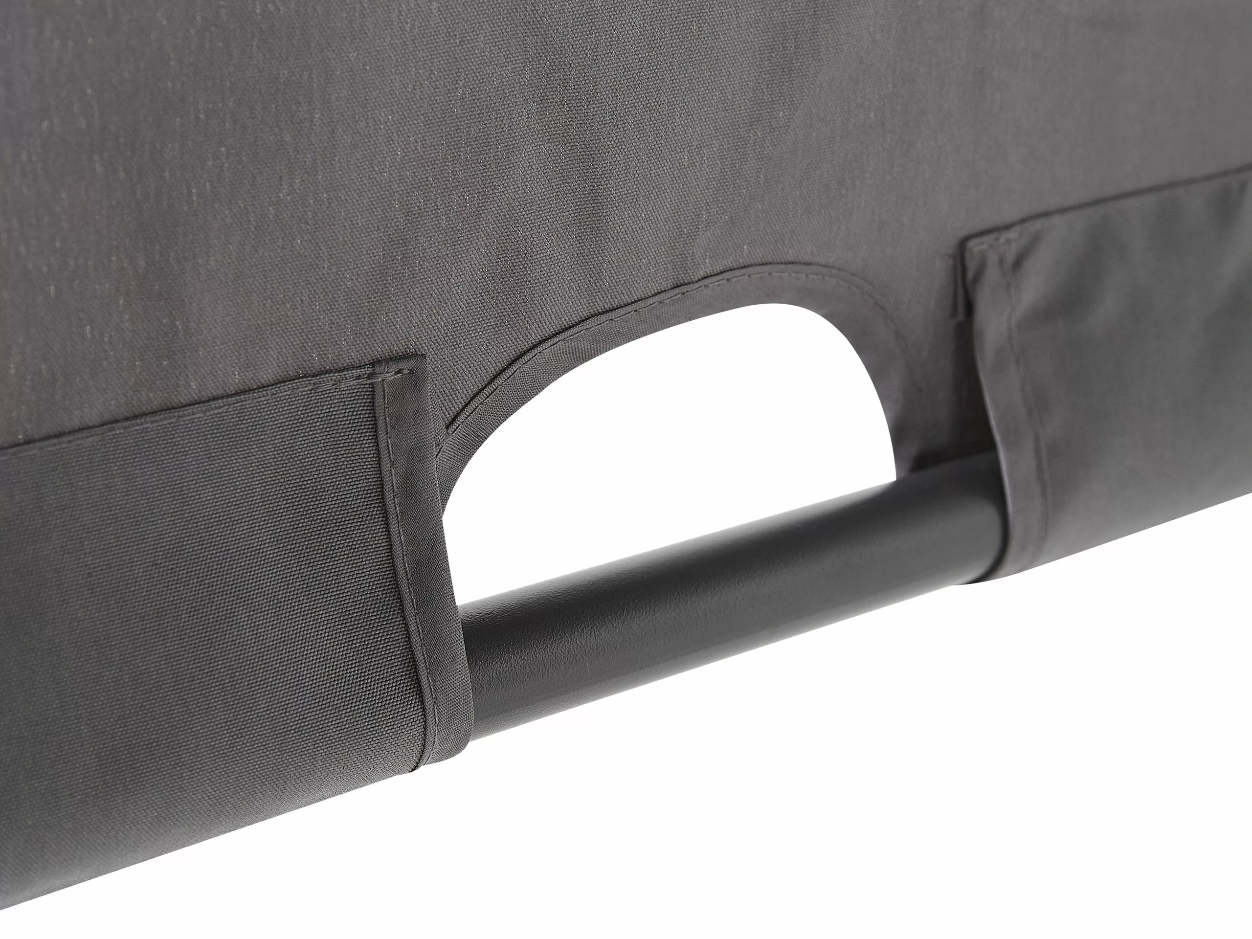 Beliani Tummanharmaa Puutarhakatos LED-valoilla 310 X 215 Cm PARGA 10 Beliani Tummanharmaa Puutarhakatos LED-valoilla 310 X 215 Cm PARGA - Image 8