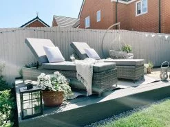 Beliani Aurinkotuoli Harmaa TURIN II -Beliani-myymälä undef src sa picid 828330 type whitesh image