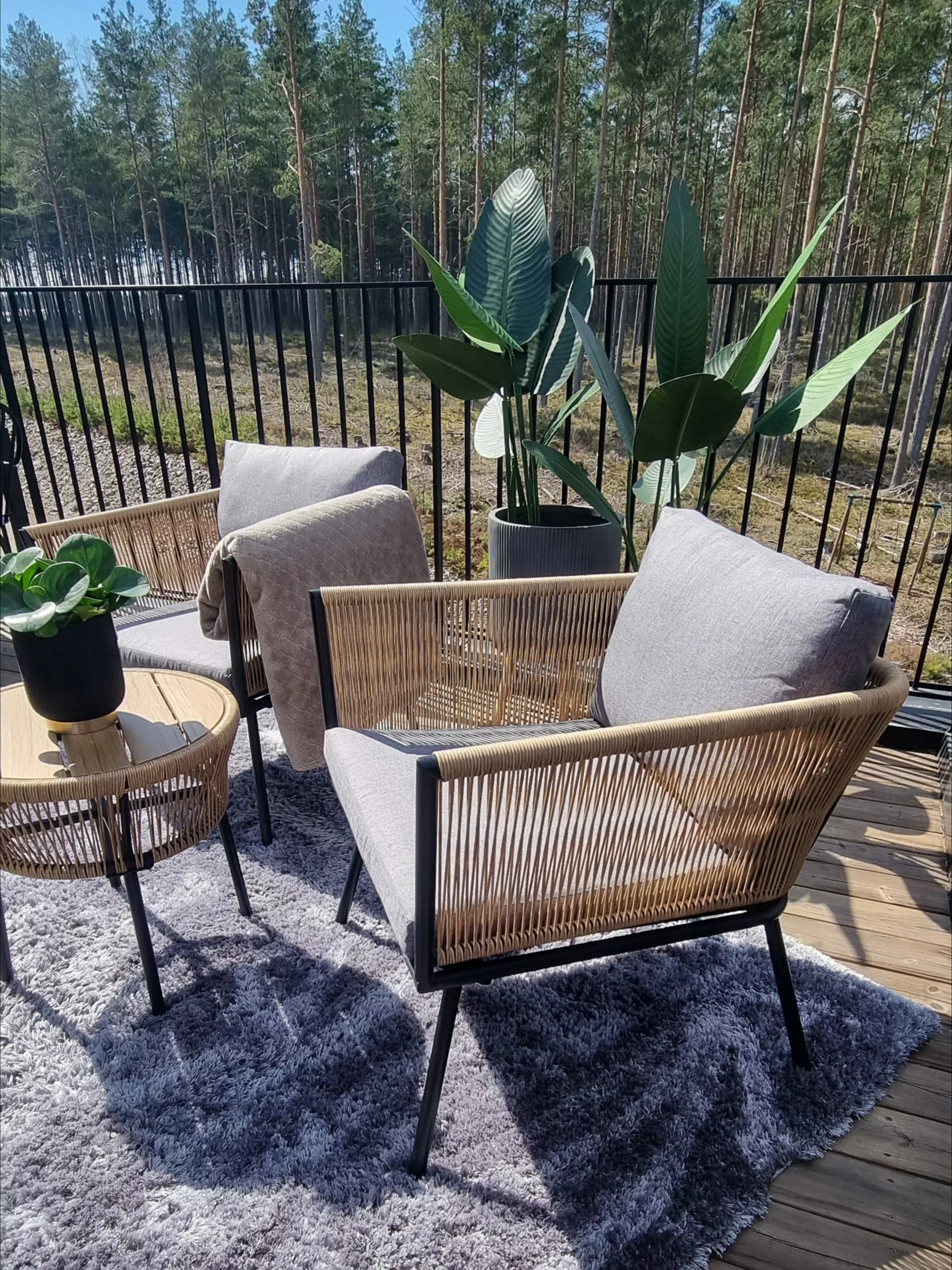 Beliani Parvekekalustesetti Harmaa GARGANO - Image 6