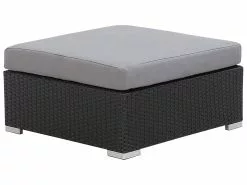 Beliani 4-istuttava Ulkosohvaryhmä Polyrottinki Oikeak. Musta SANO II -Beliani-myymälä undef src sa picid 833150 type whitesh image