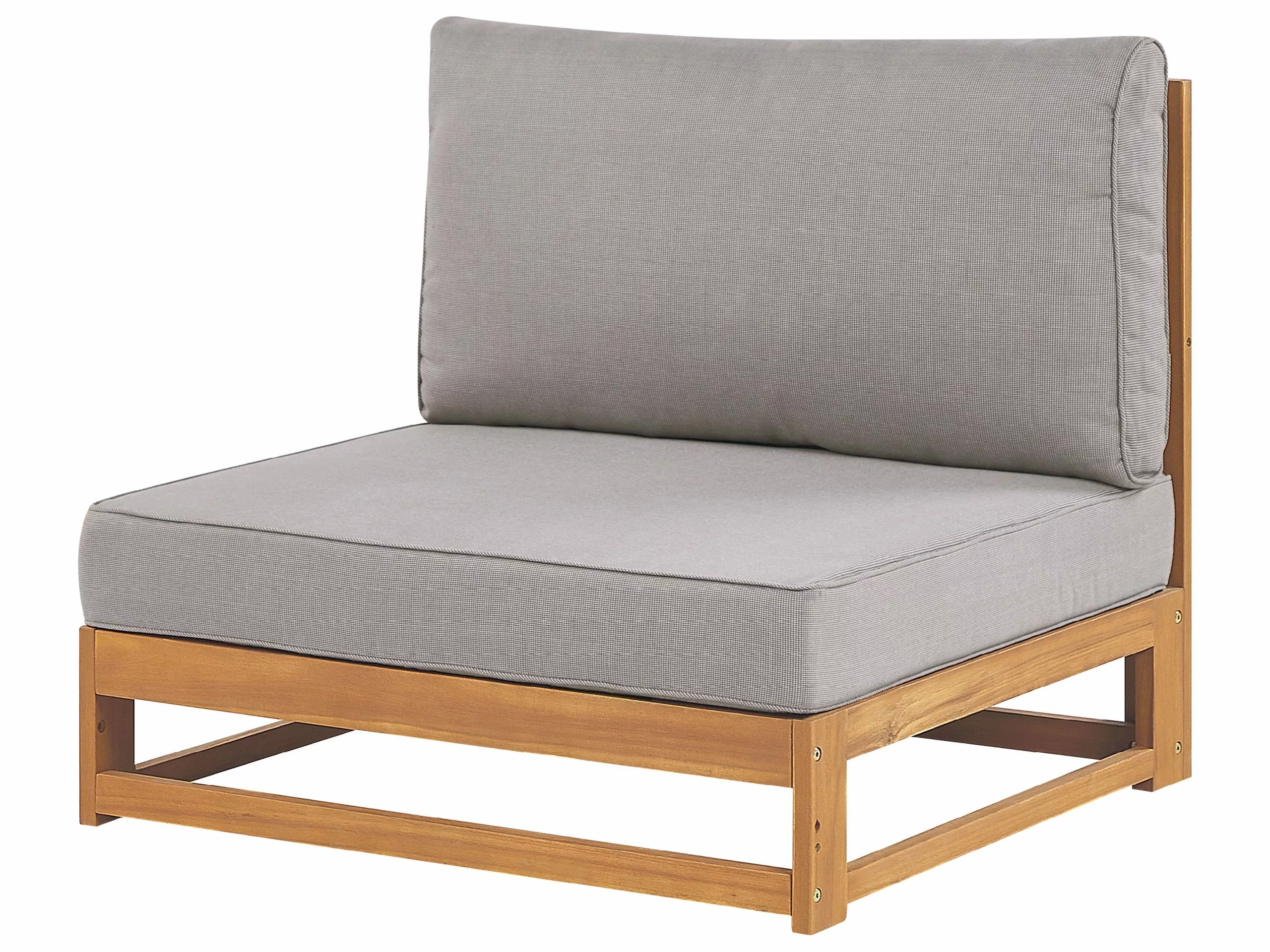 Beliani 5-istuttava Ulkosohvaryhmä Akasiapuu Vaalea Puu TIMOR II - Image 8