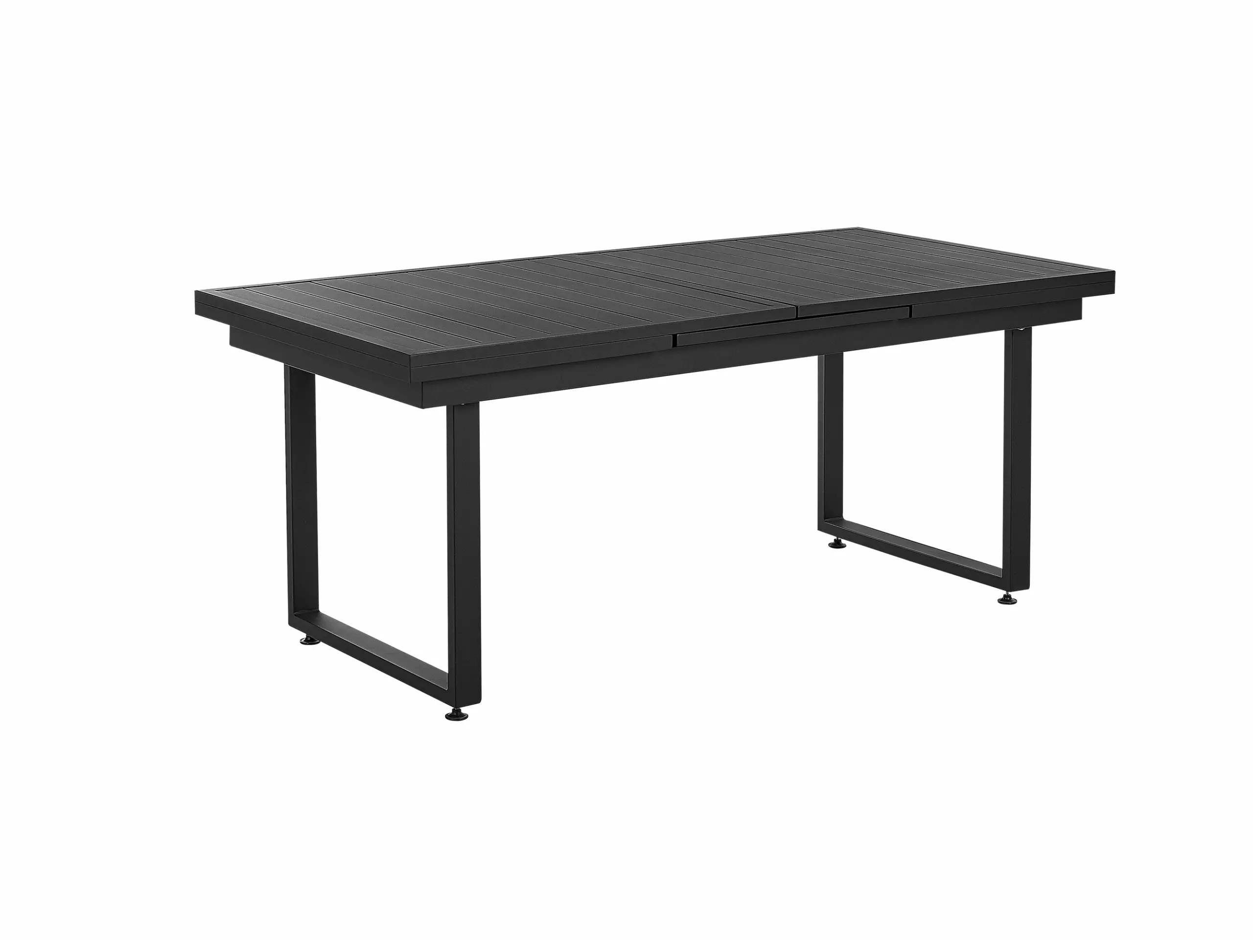 Beliani 6-istuttava Ulkoruokailuryhmä Alumiini Musta/harmaa VALCANETTO/TAVIANO 6 Beliani 6-istuttava Ulkoruokailuryhmä Alumiini Musta/harmaa VALCANETTO/TAVIANO - Image 4