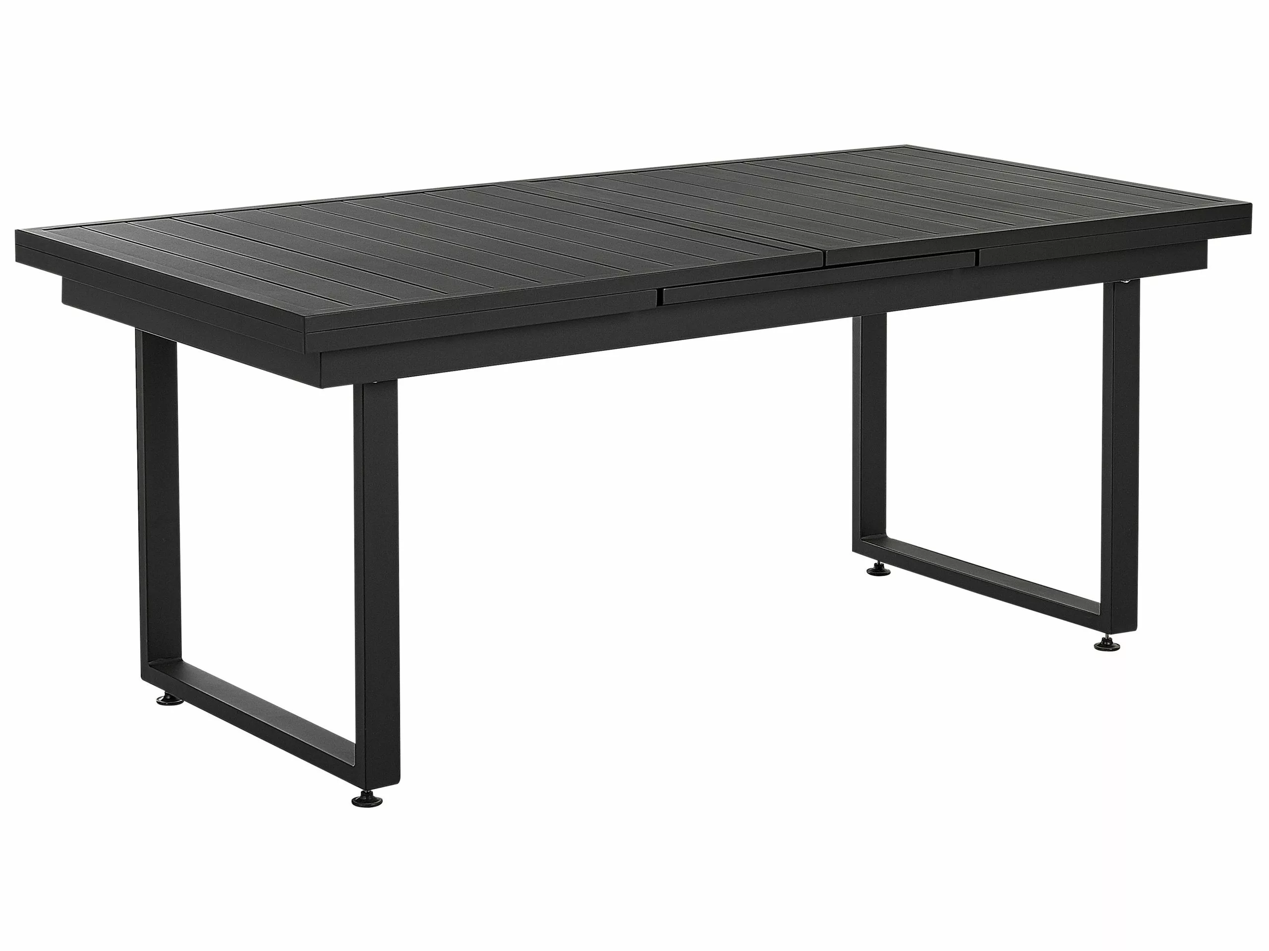 Beliani 6-istuttava Ulkoruokailuryhmä Alumiini Musta/harmaa VALCANETTO/TAVIANO 8 Beliani 6-istuttava Ulkoruokailuryhmä Alumiini Musta/harmaa VALCANETTO/TAVIANO - Image 6