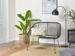 Beliani Puutarhapenkki Polyrottinki Musta 114 Cm ACAPULCO 14 Beliani Puutarhapenkki Polyrottinki Musta 114 Cm ACAPULCO -Beliani-myymälä undef src sa picid 848279 type whitesh image