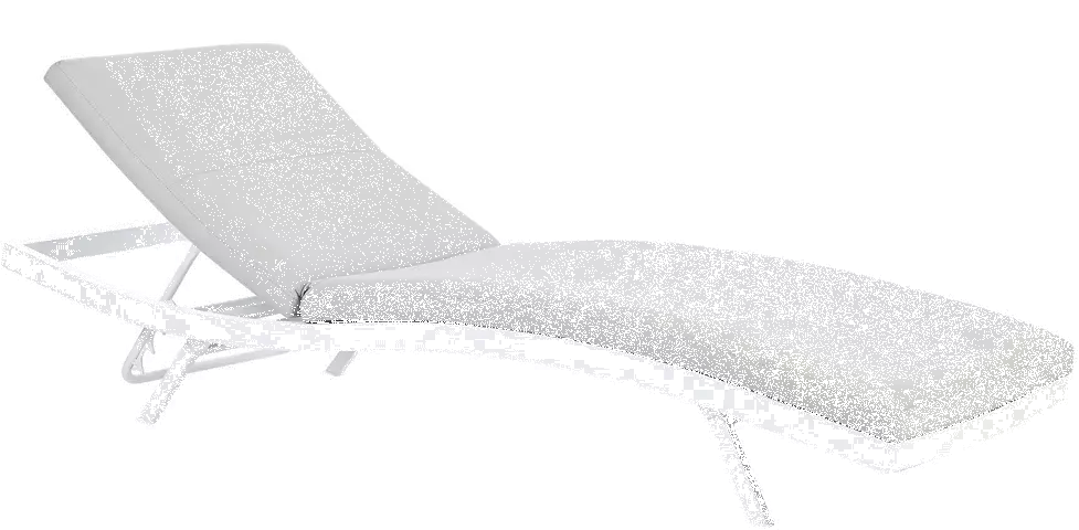 Beliani Aurinkotuoli Alumiini Vaaleanharmaa AMELIA - Image 3