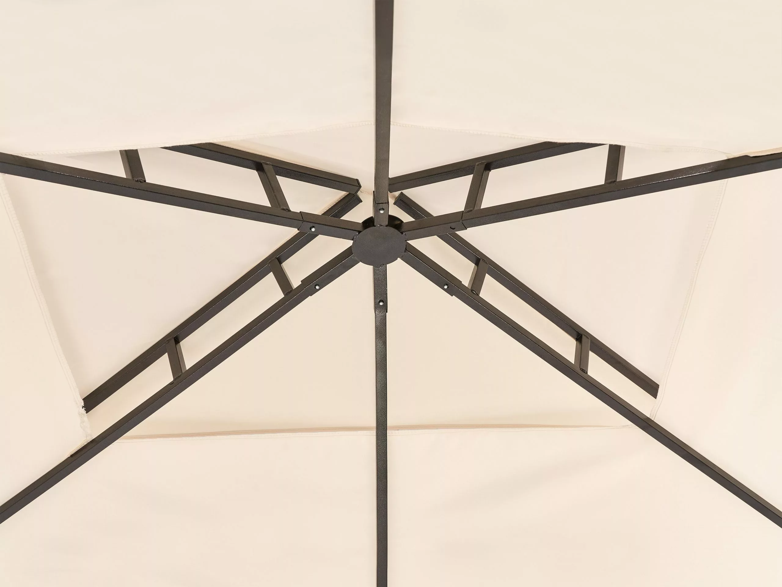 Beliani Paviljonki Beige 240 X 245 Cm NARO 6 Beliani Paviljonki Beige 240 X 245 Cm NARO - Image 4