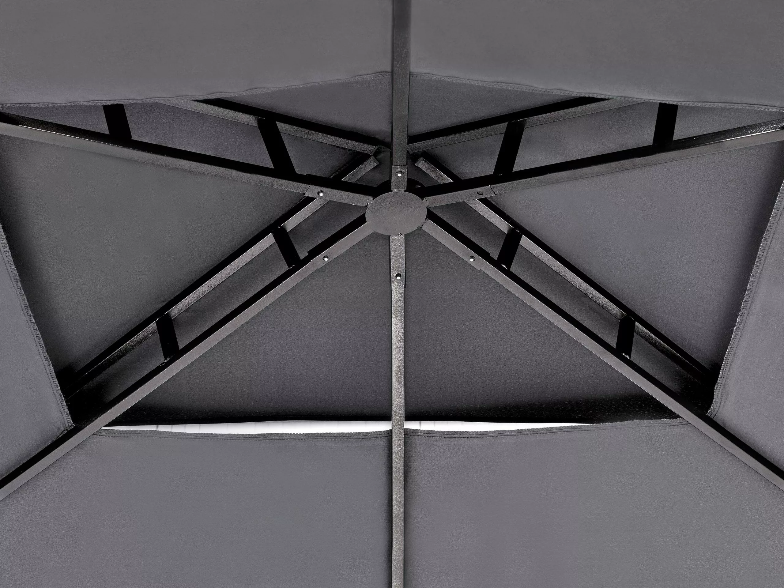 Beliani Paviljonki Harmaa 240 X 245 Cm NARO - Image 4