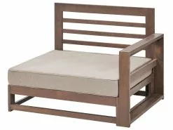 Beliani 5-istuttava Ulkokulmasohvaryhmä Sertifioitu Akasiapuu Tumma Puu TIMOR II -Beliani-myymälä undef src sa picid 852985 type whitesh image