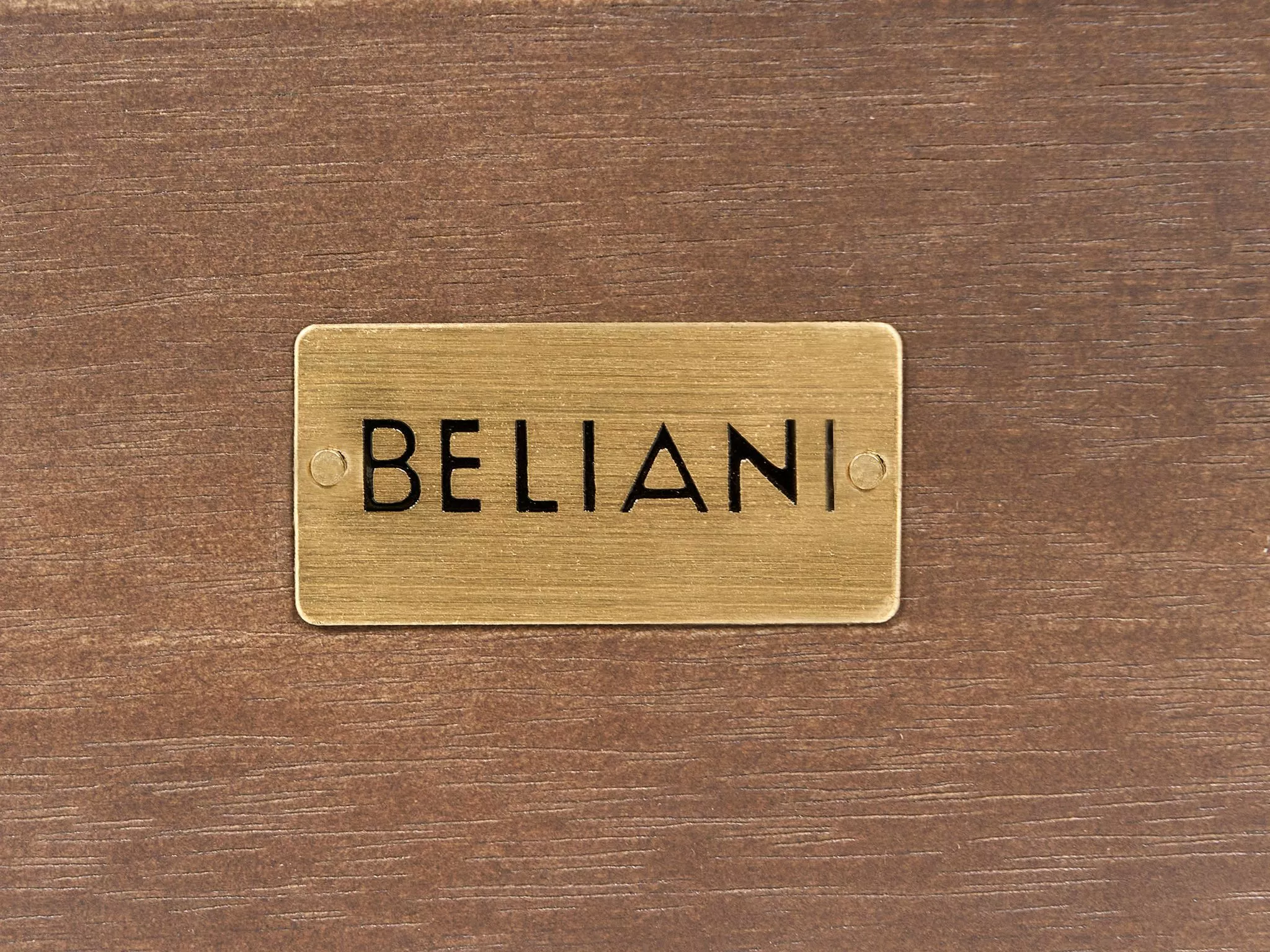 Beliani Sohvapöytä Sertifioitu Akasiapuu Tumma Puu TIMOR II - Image 4